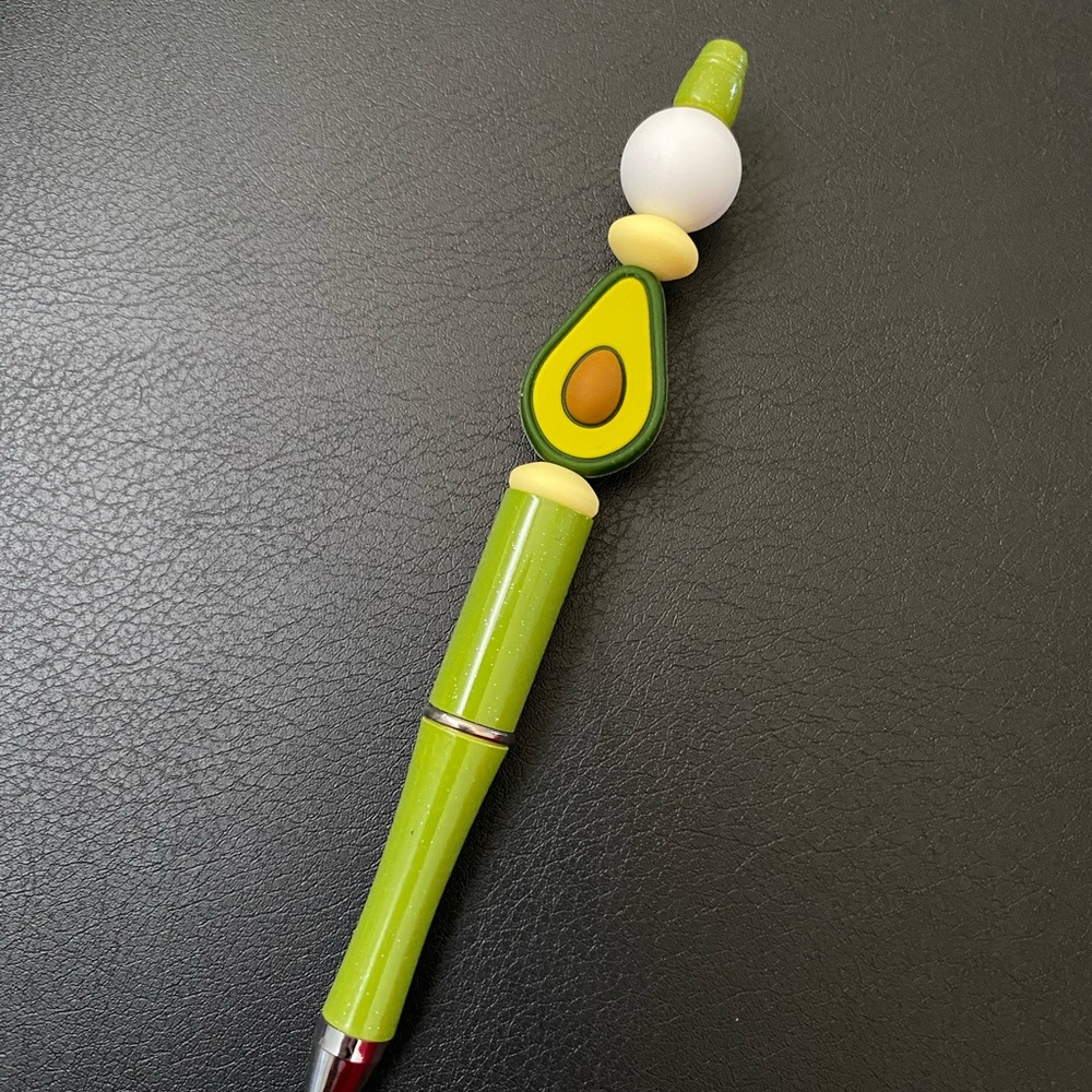 Hand Crafted Avocado Pen